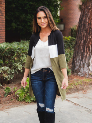 Finn Cardigan - Olive