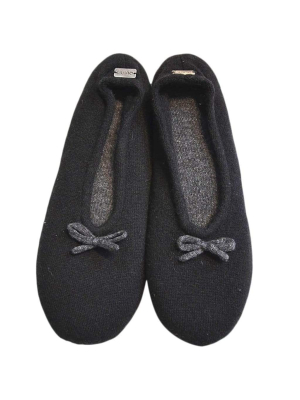 Cashmere And Suede Slippers