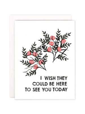 Wish They Could Be Here Today Card - Hp3