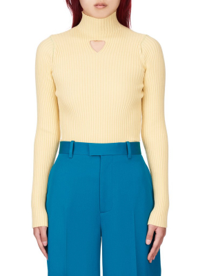 Cut Out Turtleneck (662397-v0z80-9306-multicolor)