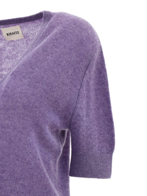 Khaite The Sierra V-neck Knitted Jumper