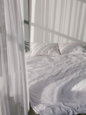 White Quilt Cover Set