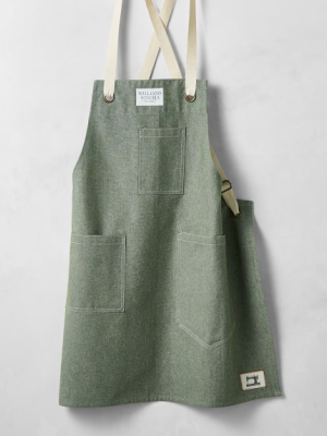 Crossback Chambray Apron