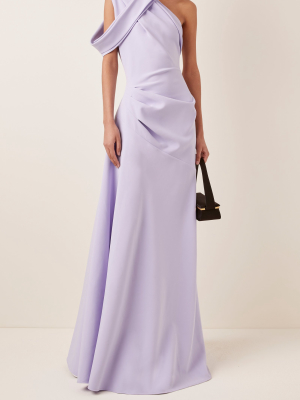 Inclination Crepe De Chine Gown