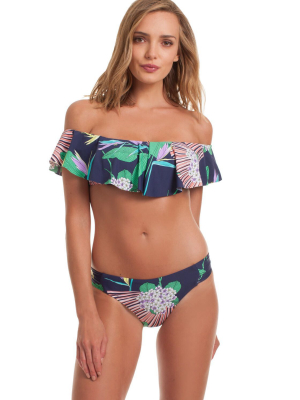 Midnight Paradise Off Shoulder Bandeau