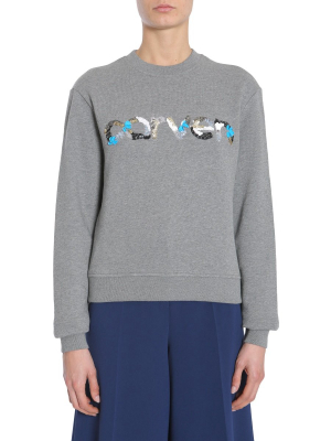 Carven Sequins Logo Sweatshirt