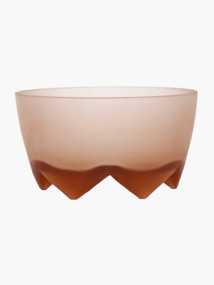 Large Frosted Bowl - Blush