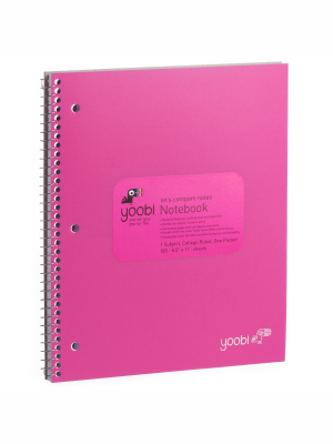 Spiral Notebook - Pink