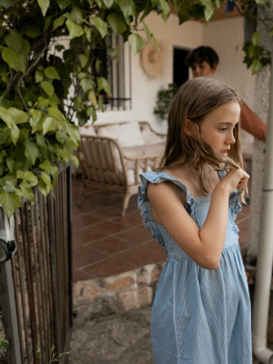 Tiny Cottons Denim Frills Dress