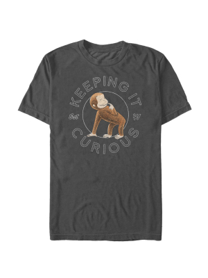 Men's Curious George Keeping It Curious T-shirt