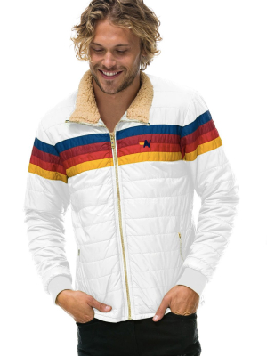 Men's 4 Stripe Jacket -  White