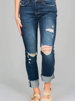 Carlene Raw Cuff Jeans