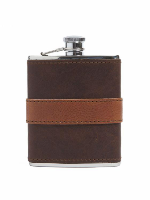 Leather Wrapped Flask