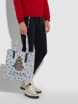 Tote With Rainbow Signature Sharky