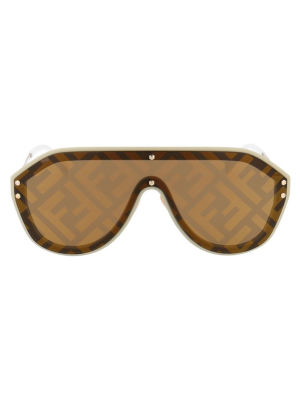 Fendi Eyewear Ff Monogram Aviator Sunglasses