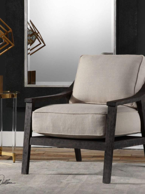 Lyle Beige Accent Chair