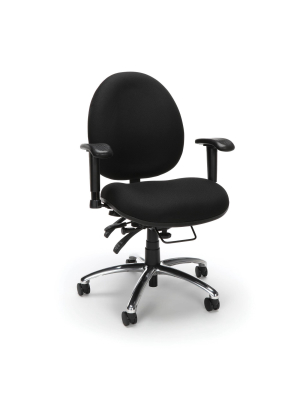 24 Hour Big & Tall Ergonomic Task Chair Computer Desk Swivel Chair With Arms - Ofm