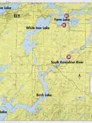 F-3: Birch Lake, White Iron Lake, Gabbro Lake