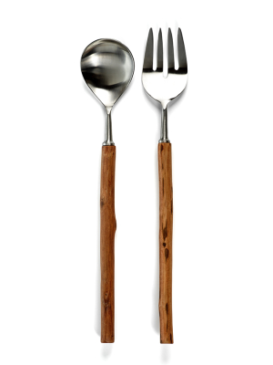 Rosewood Salad Servers (set Of 2)