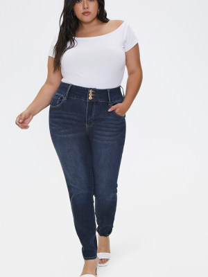 Plus Size Recycled Curvy-fit Jeans