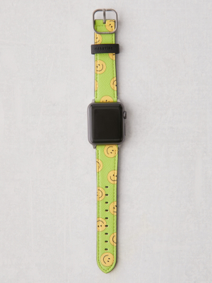 Casetify Happytown Acid Green Apple Watch Strap