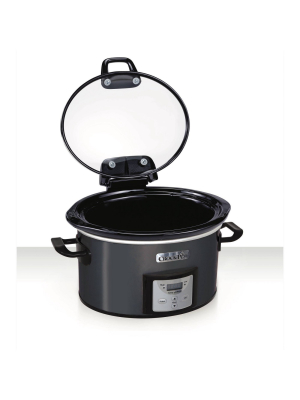 Crock Pot 4qt Programmable - Charcoal