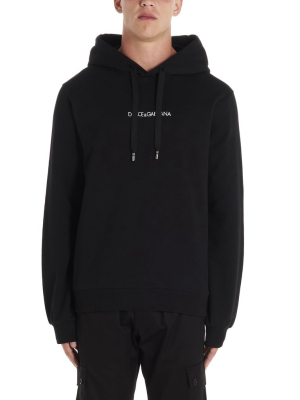 Dolce & Gabbana Logo Embroidered Hoodie