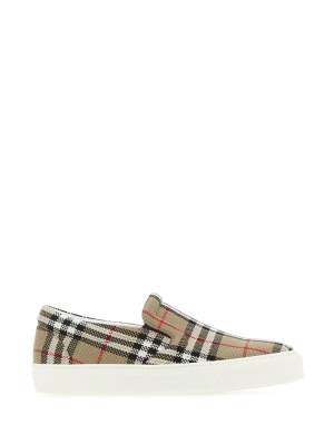 Burberry Bio-based Slip-on Sneakers