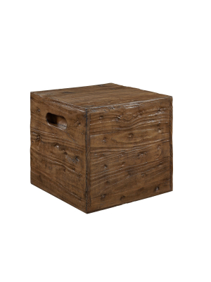 Warner Crate Accent Table - Powell Company