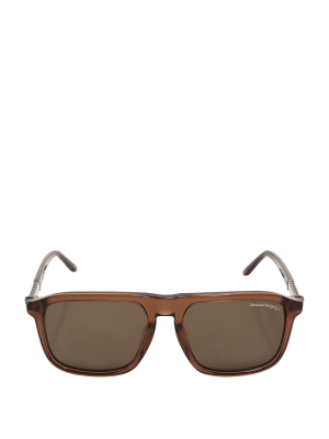 Alexander Mcqueen Eyewear Rectangular Frame Sunglasses