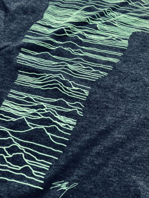 Mountains Of Vermont Shirt In Indigo