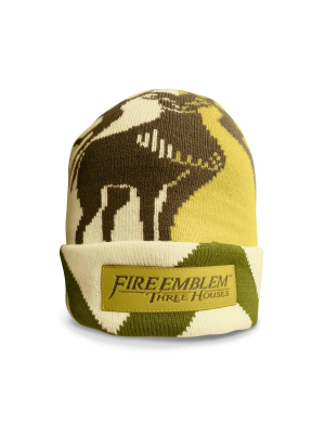 Fire Emblem Three Houses Knit Beanie The Golden Deer