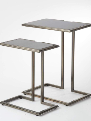 Global Views Cozy Up Table-bronze