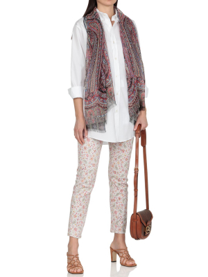 Etro Paisley Printed Scarf