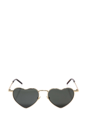 Saint Laurent Eyewear Heart Shaped Sunglasses