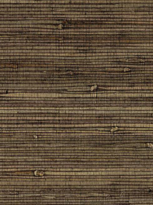 Knotted Grass Wallpaper In Dark Brown From The Grasscloth Ii Collection By York Wallcoverings