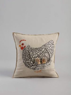 Mother Hen Pocket Pillow