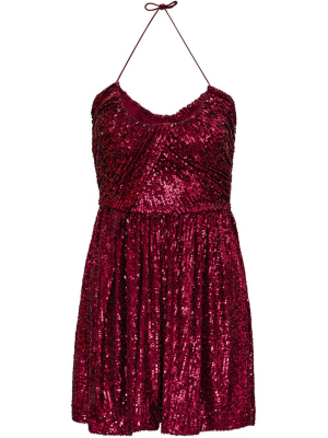 Saint Laurent Sequinned Mini Dress