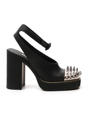 Miu Miu Spike Ankle-strap Pumps