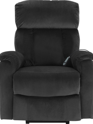 Samson Power Lift Recliner Chair Dark Gray - Clickdecor