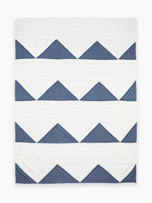 Anchal® Organic Cotton Triangle Quilted Throw Blanket