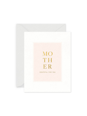 Mother Card By Smitten On Paper