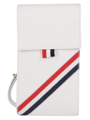 Thom Browne Rwb Stripe Strapped Phone Holder