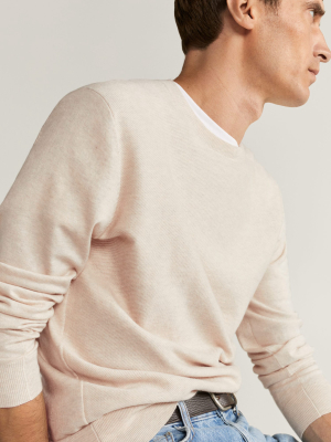Cotton Cashmere-blend Sweater