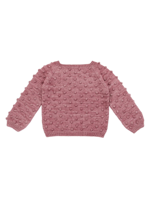 Misha And Puff Popcorn Sweater · Faded Denim