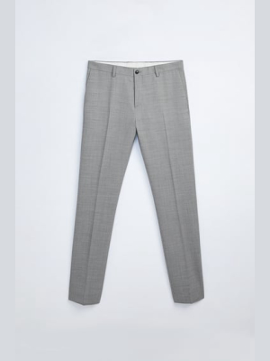 Textured Everyday Suit Pants