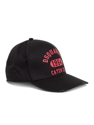 Dsquared2 Logo Print Baseball Cap