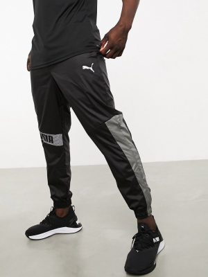 Puma Training Woven Sweatpants In Black