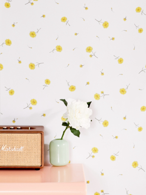 Amy Floral Removable Wallpaper