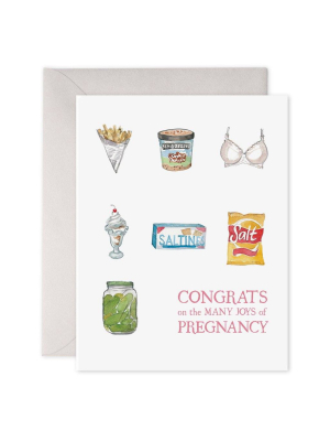 Preggie Snacks Baby Card